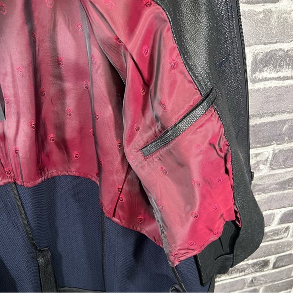 John Varvatos NWT faux leather cotton jacket - Picture 6 of 13